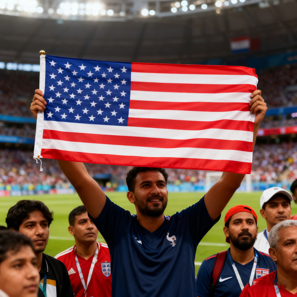 2026 World Cup Flag Competition Support Flag Mexico Canada American Flag
