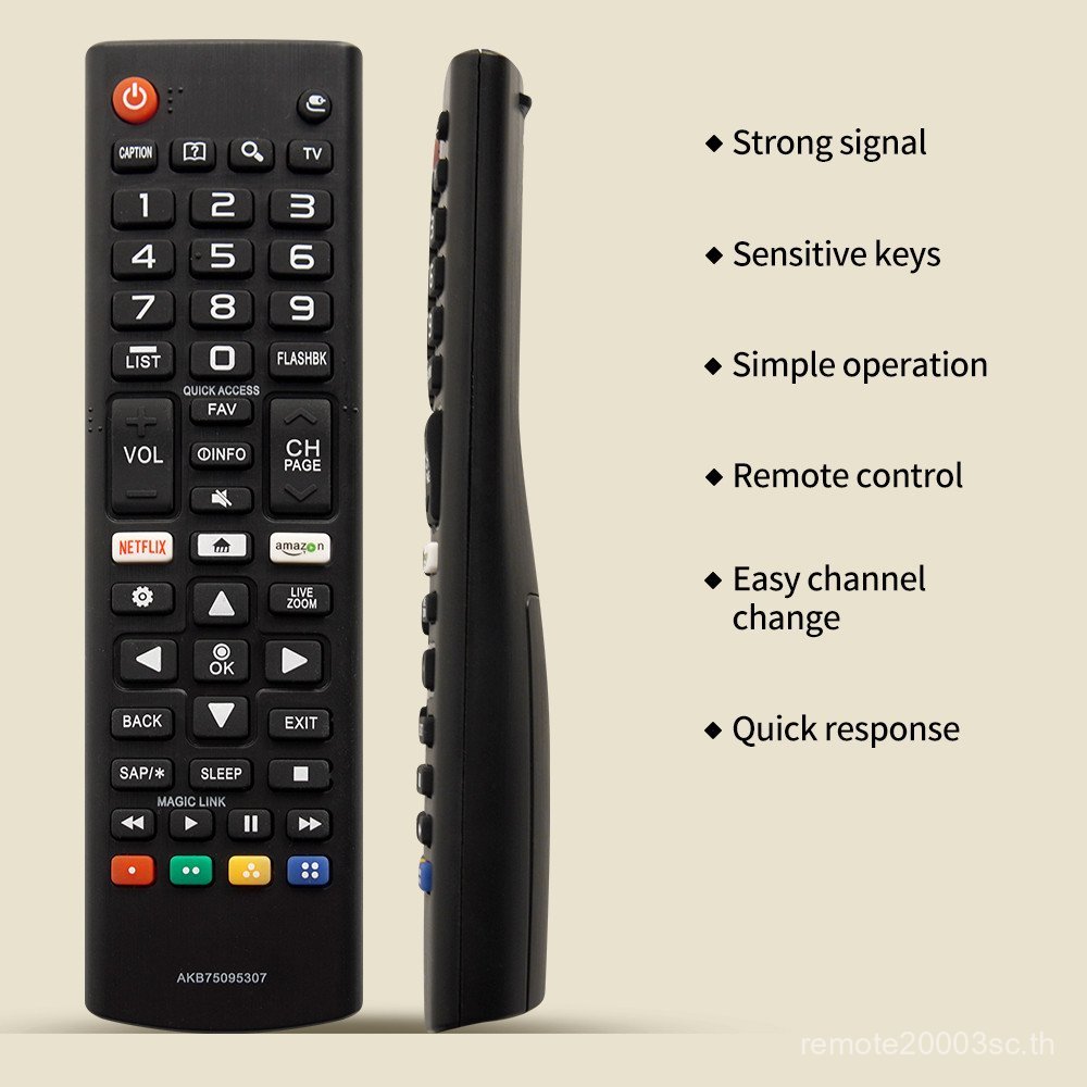 รีโมทคอนโทรลทดแทนสําหรับ LG Smart TV 43LG5500 49UJ6500 32LJ550B 55LJ5500 55UJ6050 43UJ6200.