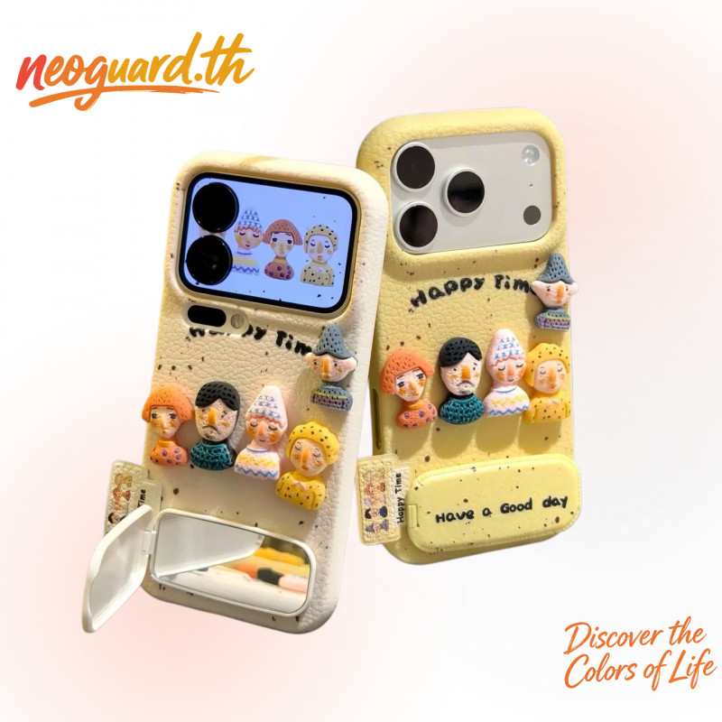 3D Fun kawaii Phone Case for Computer Pro wp Max, กันกระแทก Full Protection Cover with Stand for iPh
