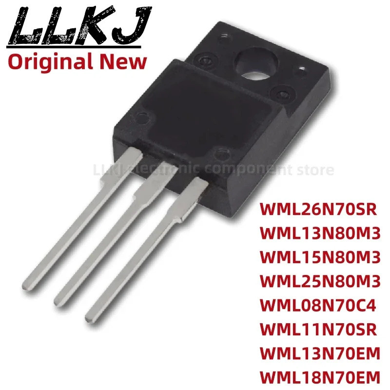 5 ชิ้น WML26N70SR WML13N80M3 WML15N80M3 WML25N80M3 WML08N70C4 WML11N70SR WML13N70EM W-220L18F ทรานซิ