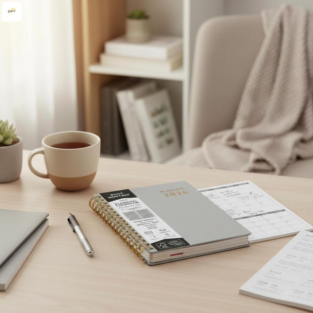 A5 Planner Notebook PP Cover Calendar Journal กันน้ําทนทานสําหรับนักเรียนและมืออาชีพ