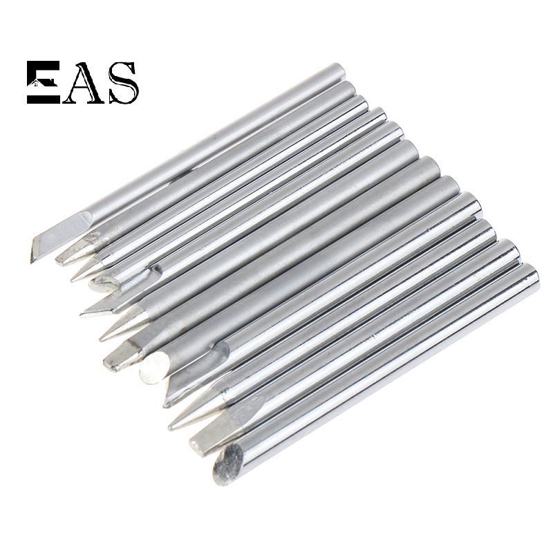 [EA] 4 ชิ้น/เซ็ตหัวแร้งเคล็ดลับ 30w 40w 60w สําหรับหัวแร้งความร้อนภายนอกหัวทองแดงเปลี่ยนเคล็ดลับเชื่