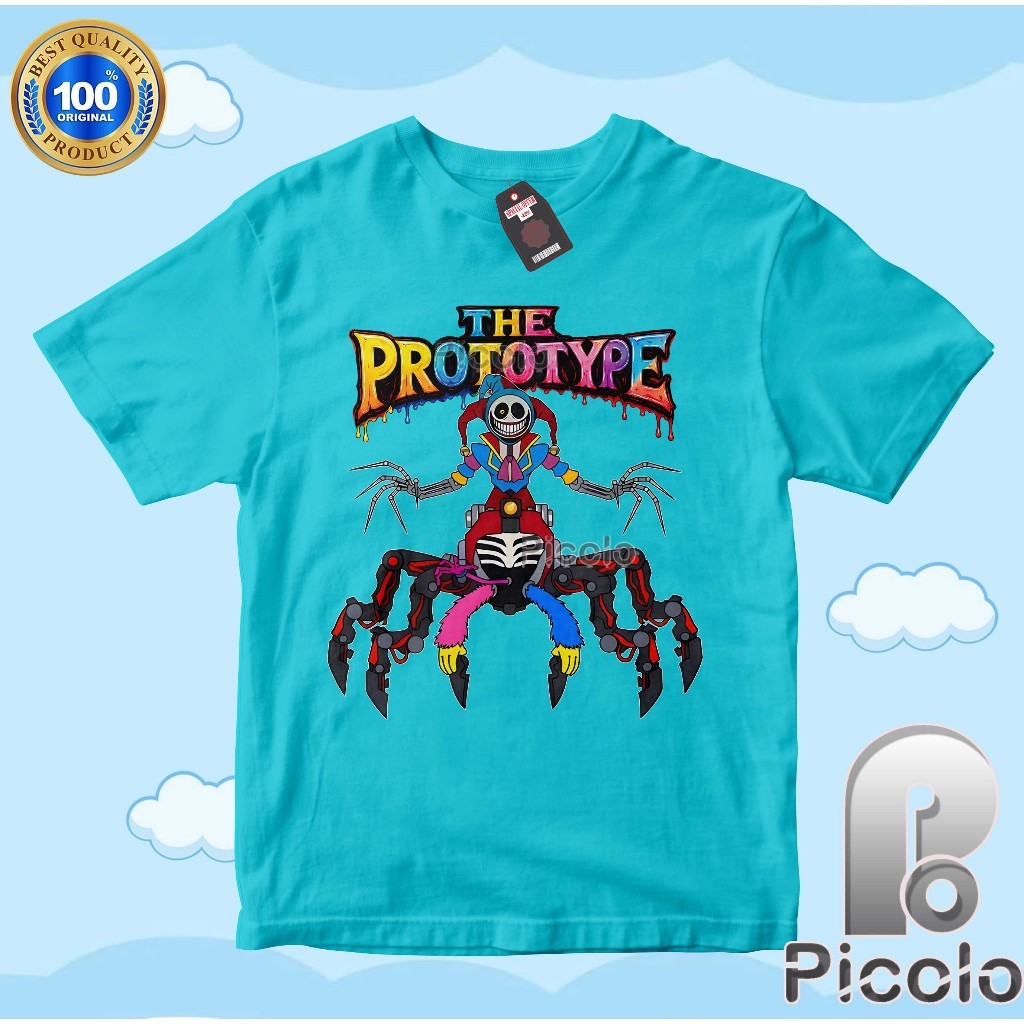 (ฟรีชื่อ) THE PROTOTYPE POPPY PLAYTIME Chapter 5 CHARACTER MOTIF CHILDRENS TOP T-SHIRT ใหม่ล่าสุด UNISEX COTTON MATERIAL