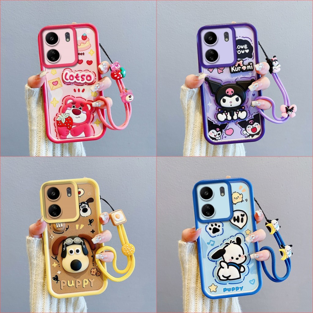 เคสสําหรับ Redmi 13C Kartun TPU เคสซิลิโคนอ่อนนุ่ม BBTY