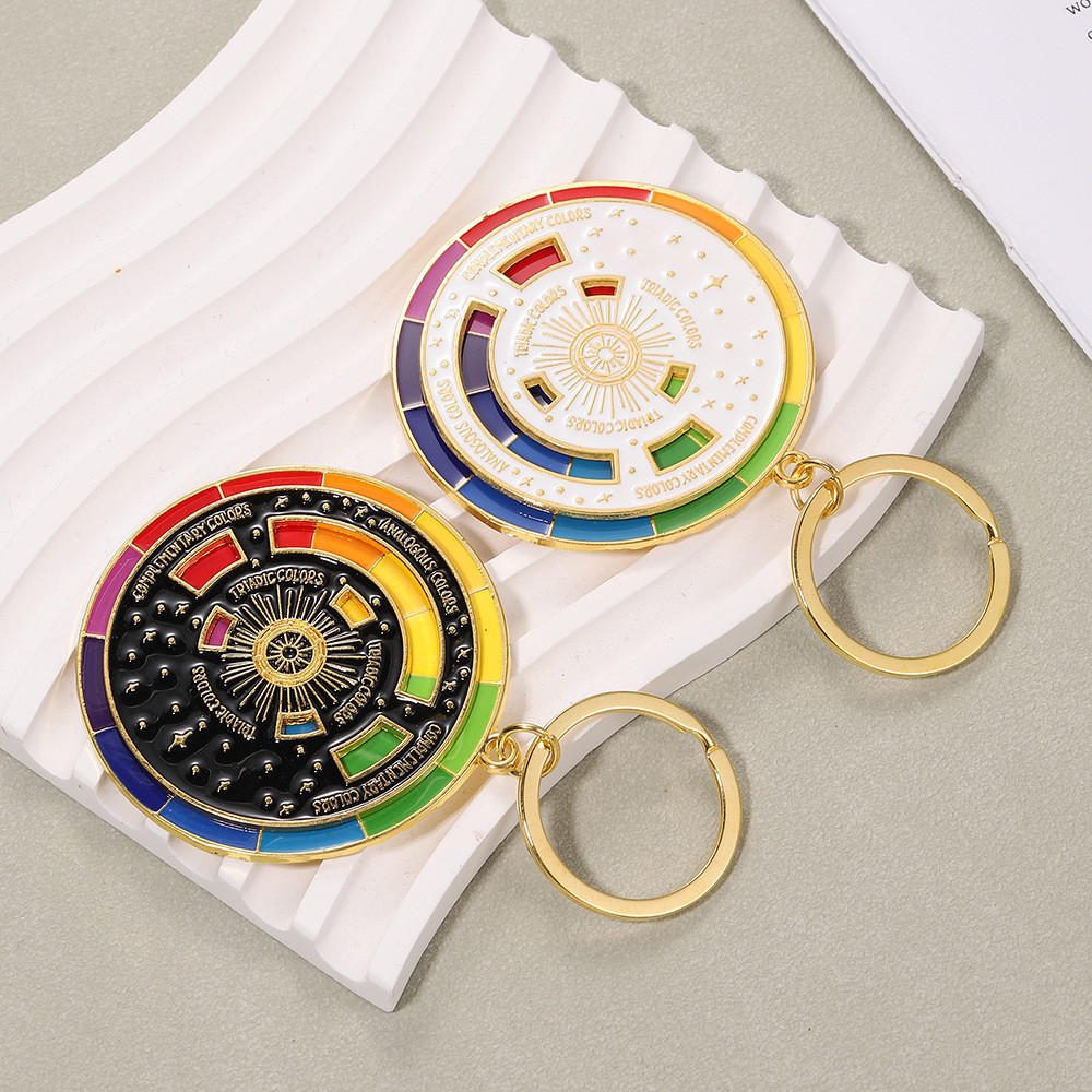 หมุนได้ Turntable Painter Palette จี้สร้อยคอศิลปินของขวัญความงามงานศิลปะสร้อยคอแฟชั่น [dss]