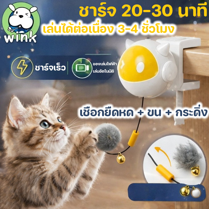 COD ของเล่นแมวอัตโนมัติ ไม้ล่อแมว แขวนประตู ของเล่นไฟฟ้า เล่นเองได้ สำหรับแมวและลูกแมว