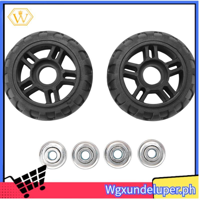 WSuitcase ล้อ 1 คู่กระเป๋าเดินทางเปลี่ยนอะไหล่ล้อเพลา Deluxe Repair Deluxe Repair Deluxe ซ่อมเครื่อง