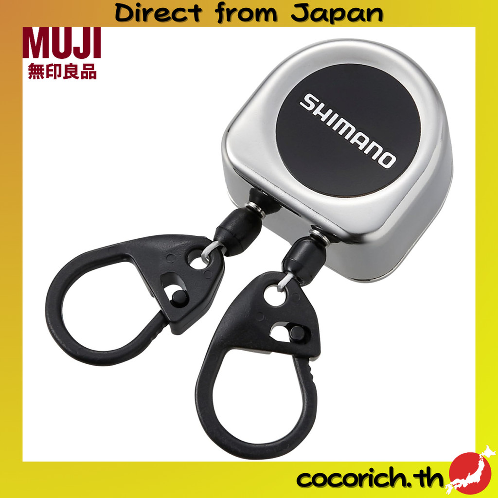 SHIMANO Double Pin-on Reel Metal PI-411R สีดำด้าน (Matte Black) ตัวเรือนสแตนเลส แข็งแรง ทนทาน ใช้งาน