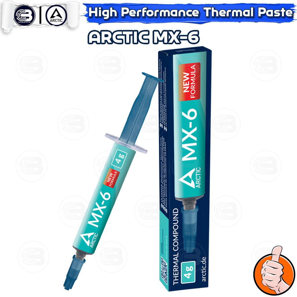 [CoolBlasterThai] ARCTIC MX-6 4g. Thermal compound (Heat sink silicone) (ซิลิโคนนำความร้อน)