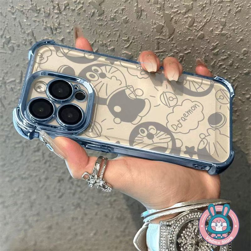 น่ารักโดราเอมอนเคสโทรศัพท์สําหรับVivo Y11 Y7S Y3 Y3S Y05 Y04 Y04S Y03 Y02S Y02 Y02A Y02T T5X T4R T4X
