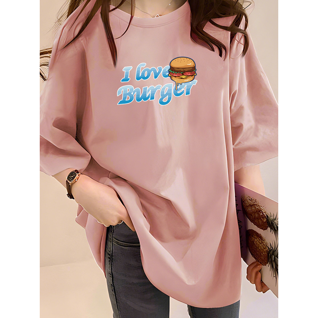2G6168 T เสื้อผู้หญิงเสื้อผ้า TShirt เสื้อ T เสื้อ Plus ขนาด TShirt ผู้หญิง retro living r