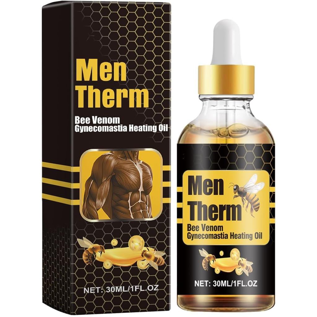 Bee Venom Gynecomastia Oil, Thermofirm Bee Venom Oil, Bee Venom Body Oil, Men Therm Bee Venom Gyneco