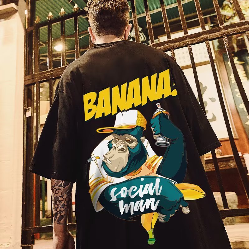 เสื้อลายพิมพ์ปลาค็อด สไตล์เกาหลี สำหรับผู้ชายและผู้หญิง ฤดูร้อน 2026 ออกแบบให้สวมใส่ง่ายและสบายตลอดการใช้งาน