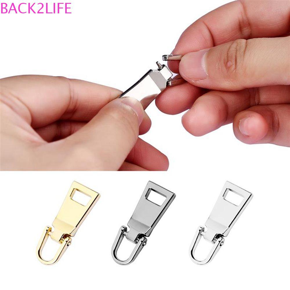 BACK2LIFE หัวซิปโลหะ Universal 8 # 5 # 3 # DIY 1 PC แถบเลื่อนซิป