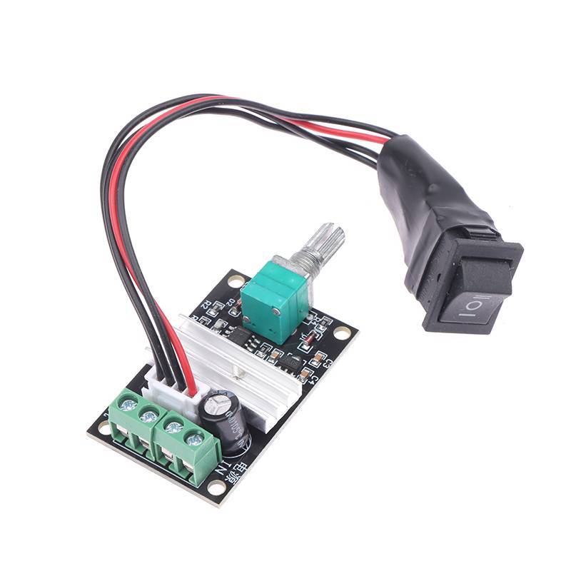 [cxGUYU] DC 6V 12V 24V 3A PWM Motor Speed Controller ปรับความเร็วได้ DC Motor Driver Forward Reverse