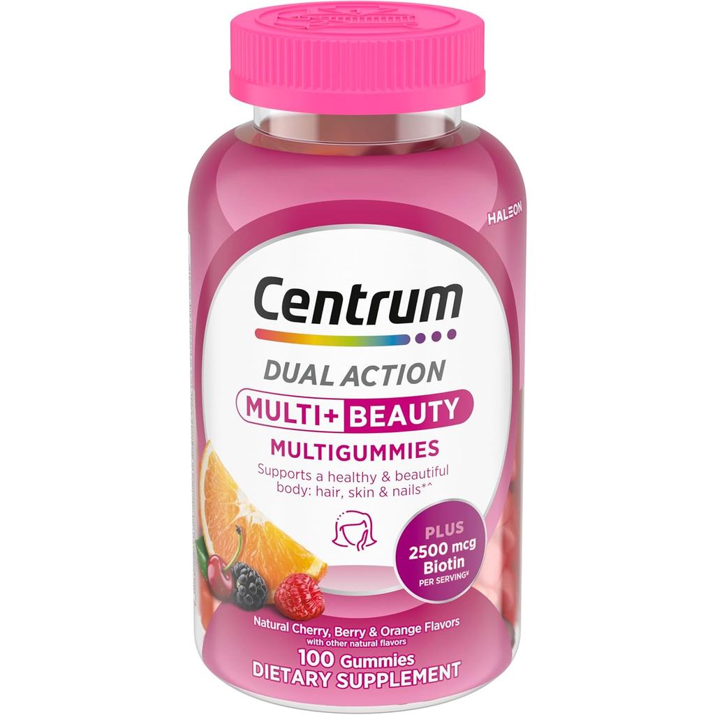 Centrum Multivitamin Gummies 100 ชิ้น (แพ็คเดียว)