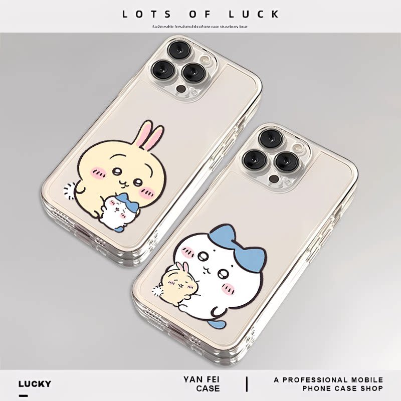 Hug chikawa เหมาะสําหรับ iqoo13 เคสโทรศัพท์ 12 โปร่งใส neo10pro OnePlus 13t/ace5 ขนาดเล็กแปด 3v Usak