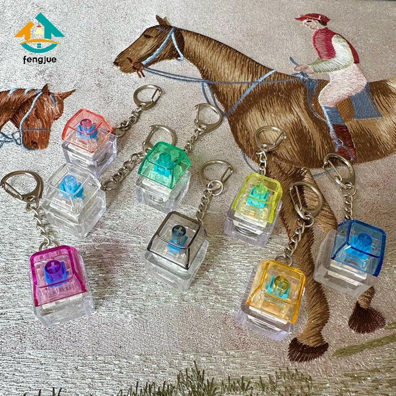 Fengjue Creative Keycap พวงกุญแจ Dpression Keycap จี้คีย์บอร์ด Keyswitch พวงกุญแจแปลก Bapa ตกแต่งของ