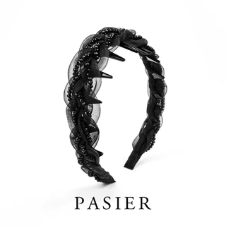 PASIER ที่คาดผมกันลื่นเจ้าหญิงปารีส รุ่น 3.0 ผ้าซาตินนุ่ม เครื่องประดับผม FB1658