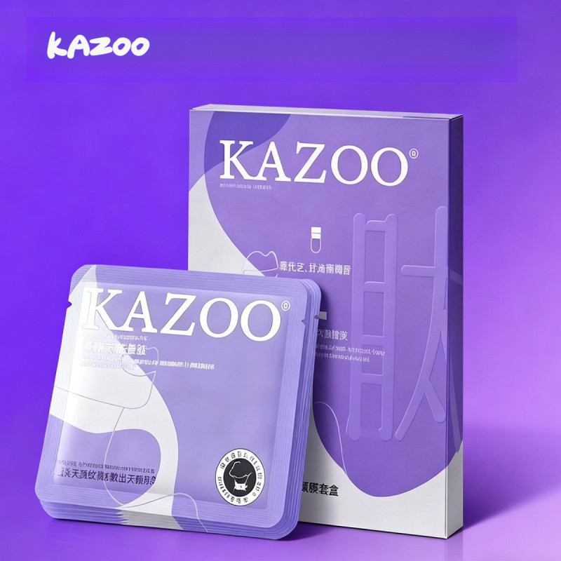 KAZOO คาซู คอหน้ากากไวท์เทนนิ่งและแสงคอหลอดเลือดดํายกกระชับต่อต้านริ้วรอยคอ แก่นแท้ ของเหลวพยาบาลคอ 