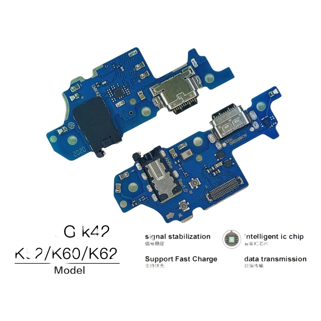 เหมาะสําหรับ LG K42 K52 K60 K62 บอร์ดชาร์จ