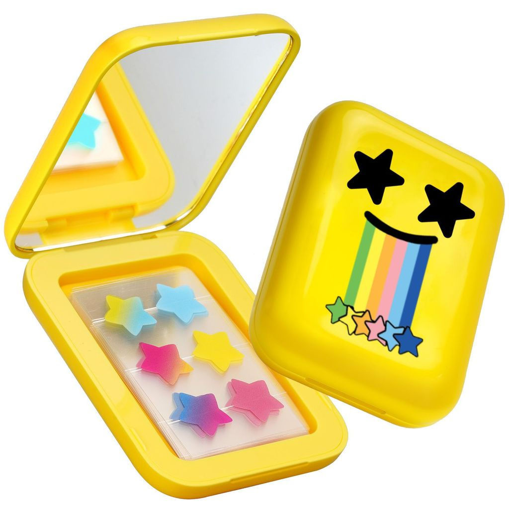 ร้อนขาย Lanfan ทางการแพทย์ที่มีสีสัน Star Acne Patch กระจกกล่อง Band-Aid Day Night Repair การแยกสิวค