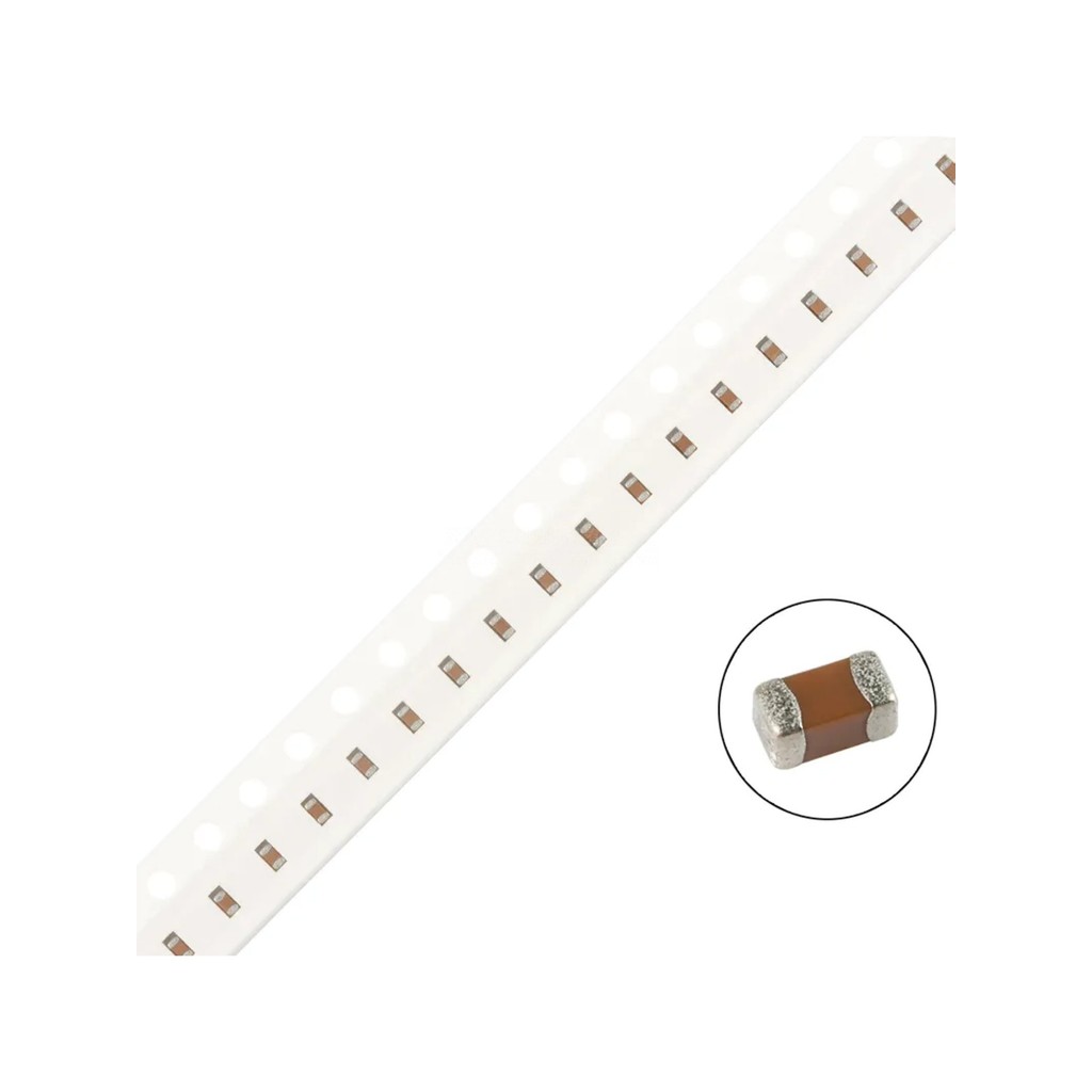 ((100 ชิ้น) ชิ้นส่วนอิเล็กทรอนิกส์ 0603 ชิปตัวเก็บประจุ Series 1PF10PF100PF1nF2.2 nF10nF100nF1uF10uF