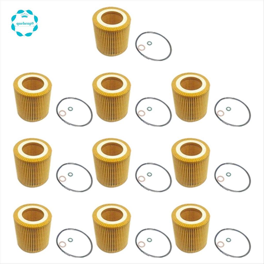 กรองน้ํามันเครื่อง Hu816X สําหรับ E60 E82 E88 E90 E92 E93 09106015 11427541827(10ชิ้น)