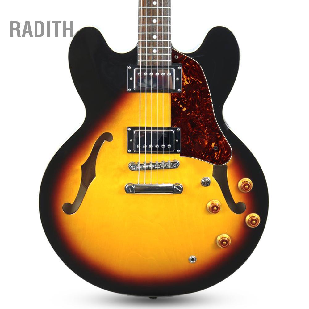 Radith Radith Mingzhe กีตาร์ Pickguard แผ่นป้องกันเครื่องดนตรีอุปกรณ์เสริมสำหรับ ES335 สีแดง 180x80 