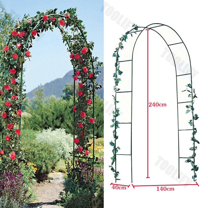 🚚จัดส่งตอนนี้🚚 ซุ้มกุหลาบเลื้อย ขนาด 13 mm ซุ้มไม้เลื้อย ซุ้มโครงเหล็ก ซุ้มกุหลาบเลื้อย ซุ้ม ถอดออกได้ ติดตั้งง่าย - รูปที่ 2