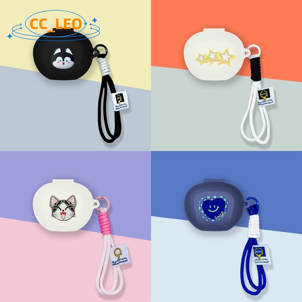 Case for EDIFIER NeoBuds Pro3 Cute Silicone Soft Case Cartoon Frog Cat Lanyard Suitable for EDIFIER 