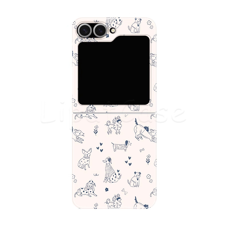 HP Softcase Casing Samsung Z Flip 7 6 5 4 3 2 & Case Oppo Find N3 N2 Flip | เคสโทรศัพท์พับลายการ์ตูน