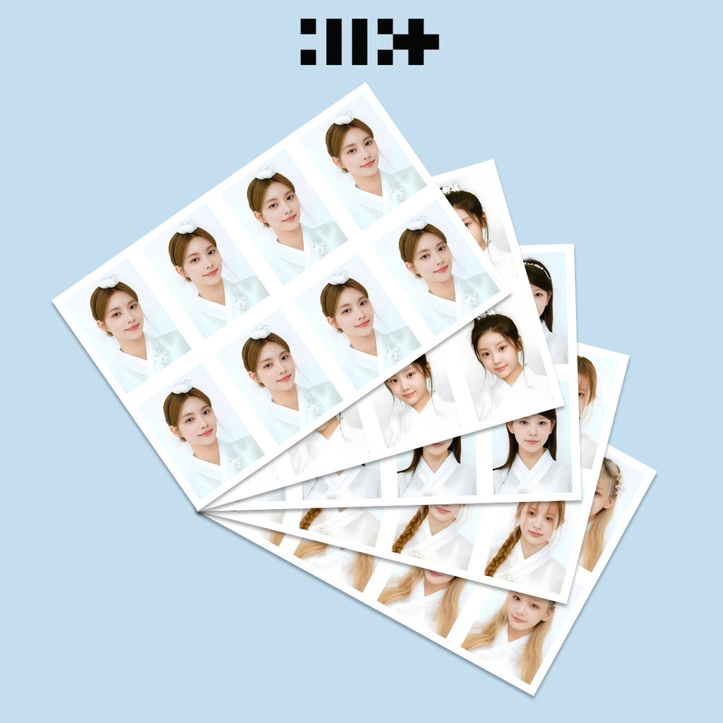 ILLIT Kpop 1 นิ้ว Photocard ID ภาพถ่าย Identity Card Photocards โรงเรียน HD Collective การ์ดใบรับรอง