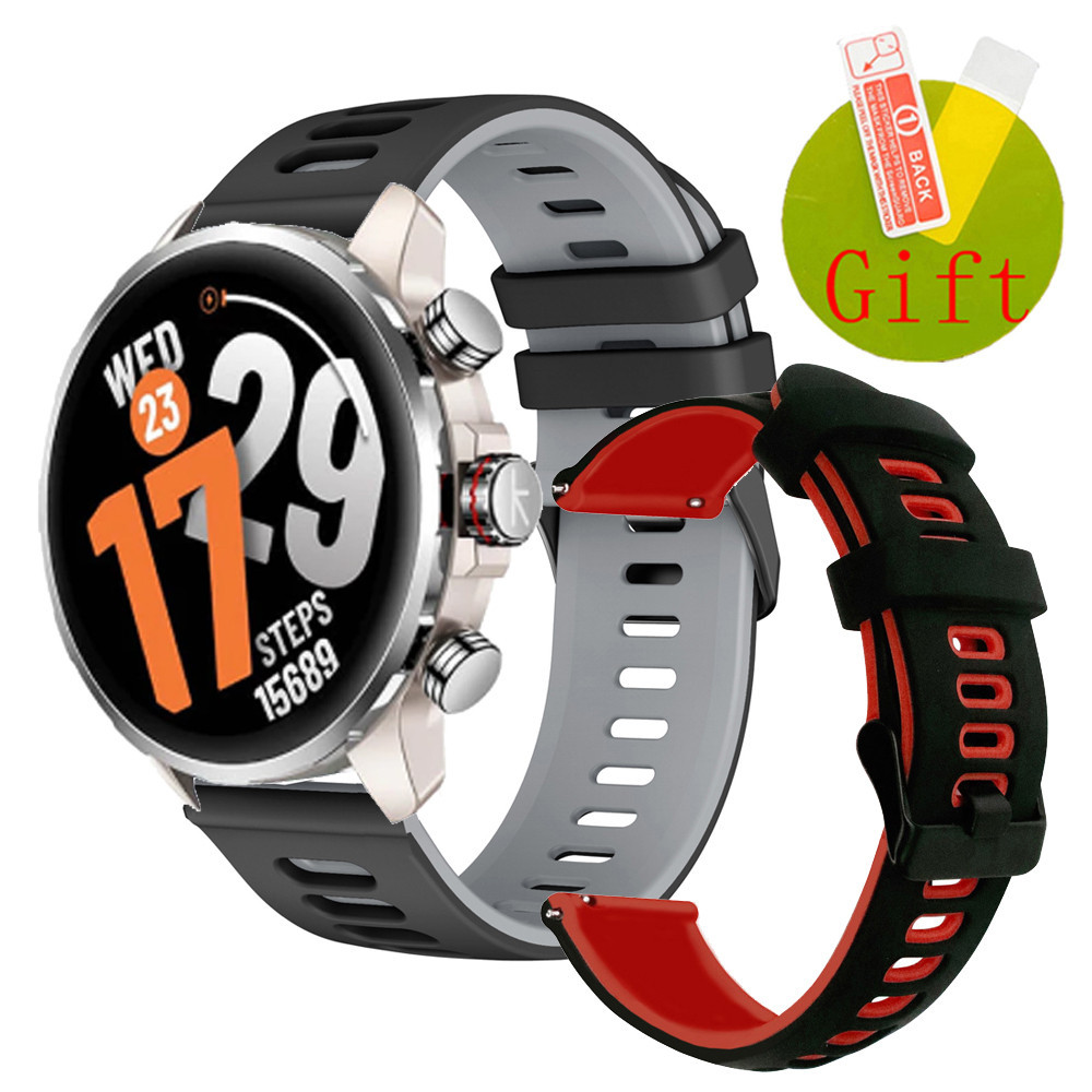 Kieslect Kr3 สายรัดซิลิโคน Band สายรัดข้อมือสําหรับ Kieslect Kr 2 pro ฟิล์มกันรอยหน้าจอสร้อยข้อมืออุ