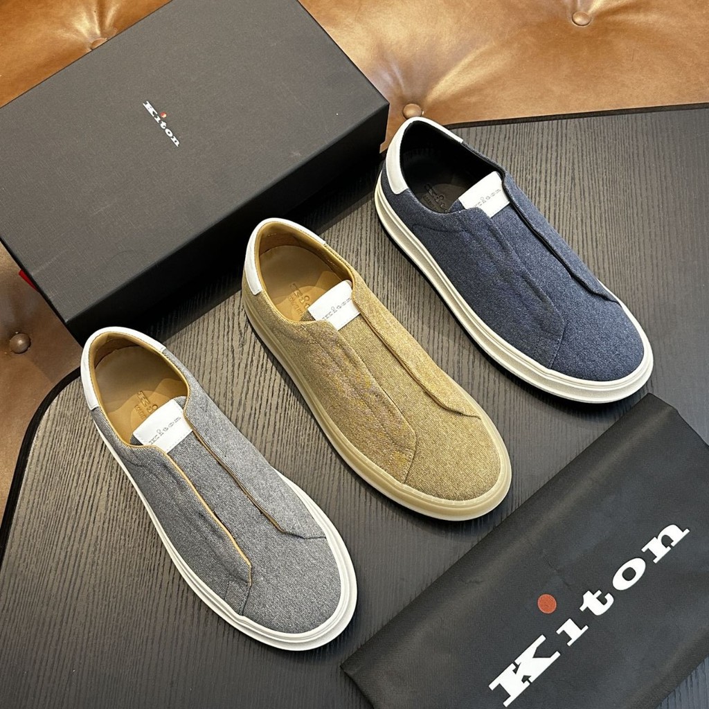 GVU3 Kito* 2025Men's sneakers genuine leather comfortable breathable slip-on casual versatile men's 