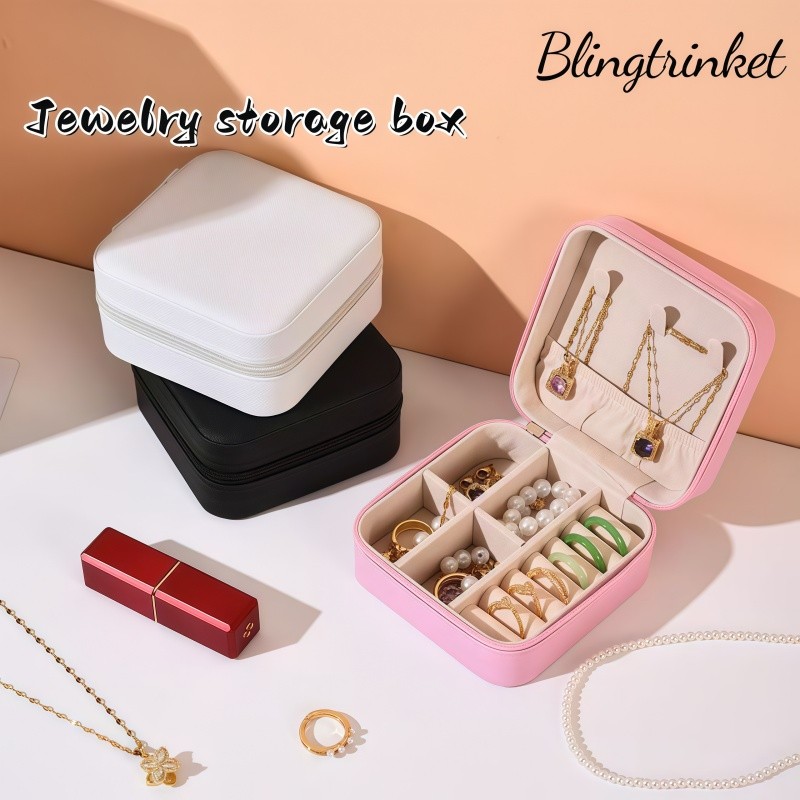 Bling Trinket✨✨กล่องเก็บของแบบพกพา  ถุงเก็บของแบบเรียบง่าย  กะทัดรัดและจัดเก็บง่าย  มีหลายแบบให้เลือก  จัดส่งรวดเร็ว