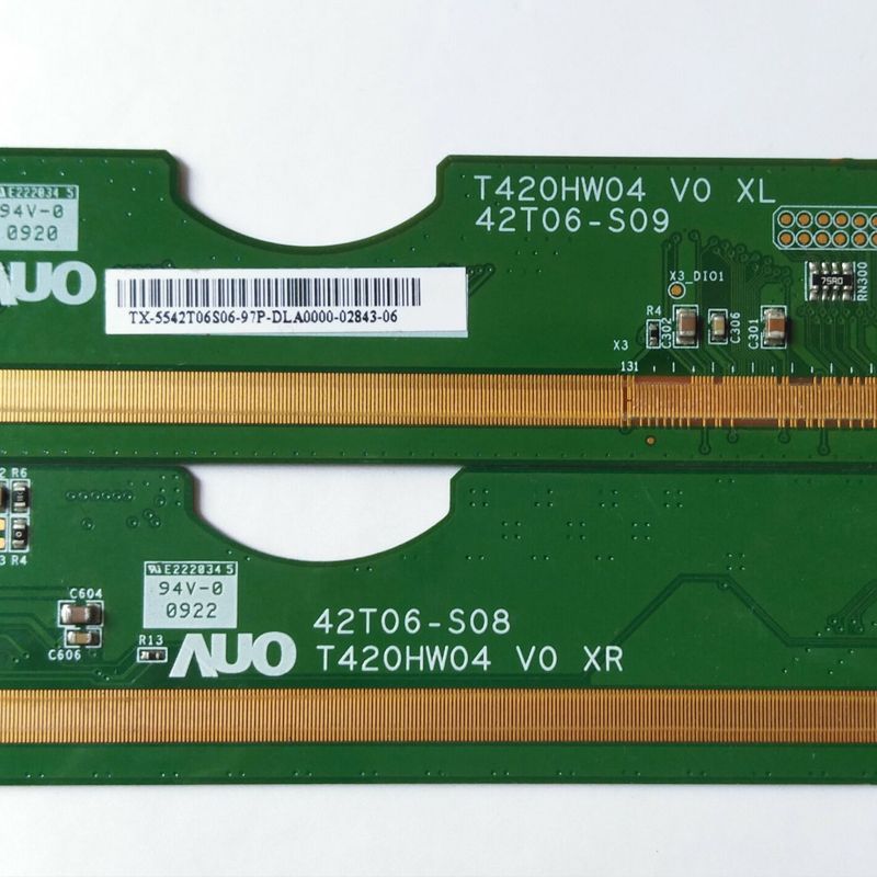 บอร์ดขับจอ (COF) TCL ของแท้ สำหรับรุ่น L42P10BD แผง T420HW04 V0 รหัส 42T06-S09/S08