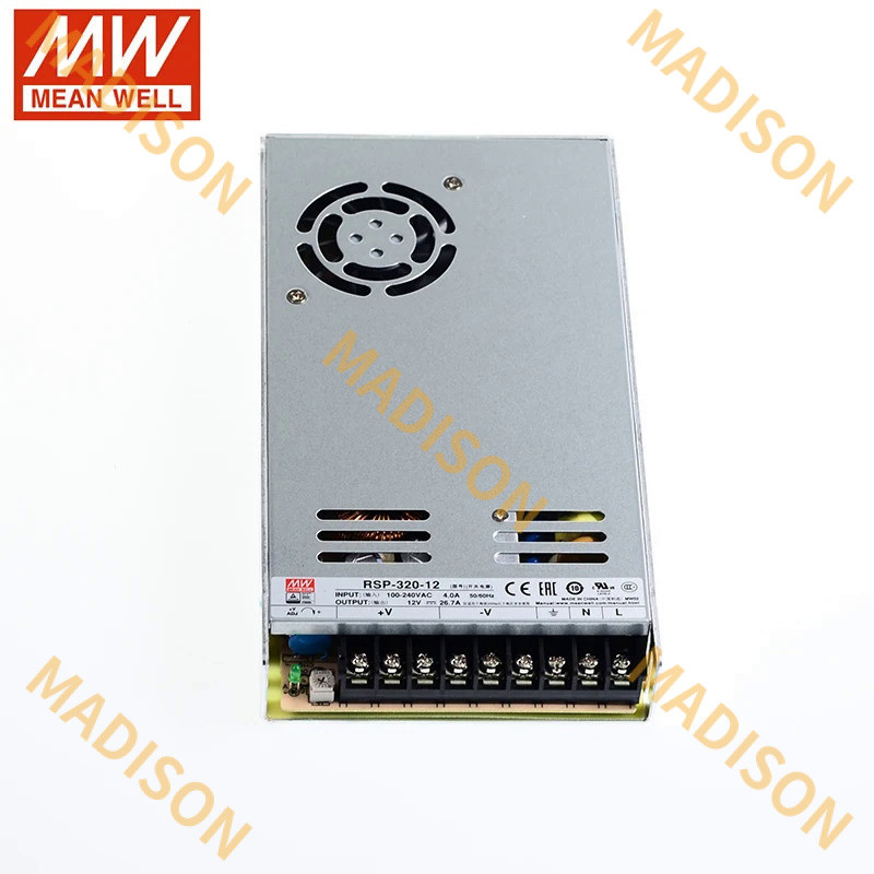 Mean WELL RSP-32-12 Switching Power Supply 110V 220V AC ถึง 12V DC 26.7A 320W PFC SP-32-12