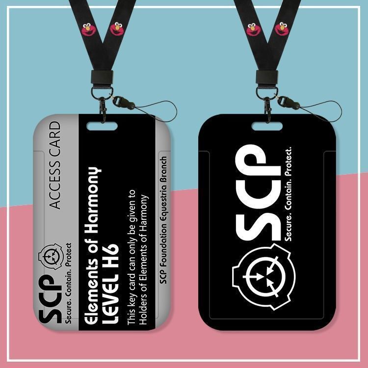 SCP Foundation Access Control Card Holder สําหรับสํานักงานและโรงเรียน