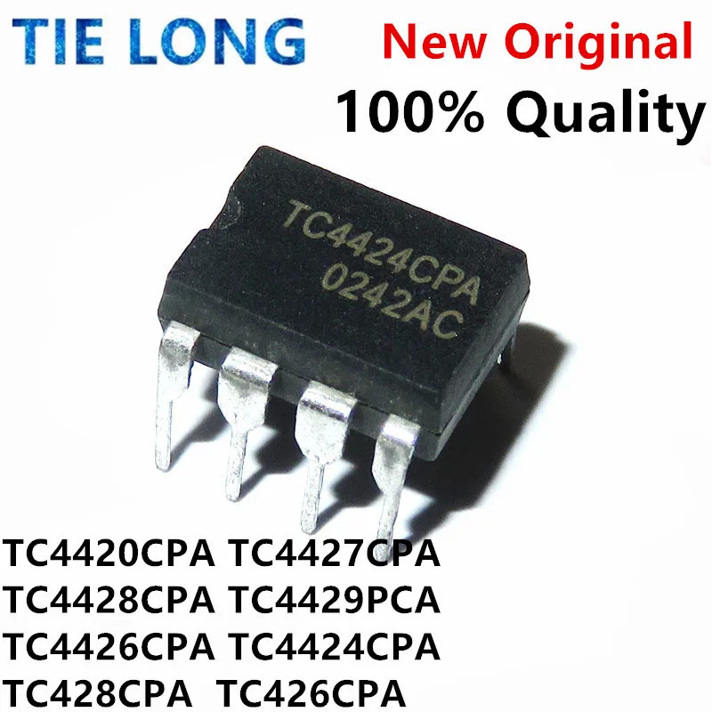 5PCS TC4420CPA DIP8 MIC4420 TC4420 TC4420EPA TC4429CPA TC4428C4422CPA TC4427CPA TC4427C4426CPA TC44C