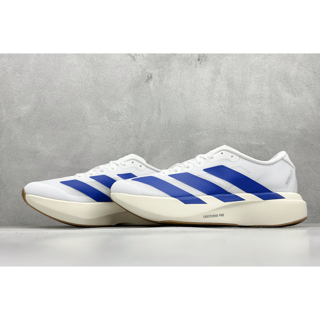 Adizero Evo SL ผู้ชายผู้หญิงรองเท้ากีฬาลําลอง แบบUltra-Light Breathable Cushioning JS4494