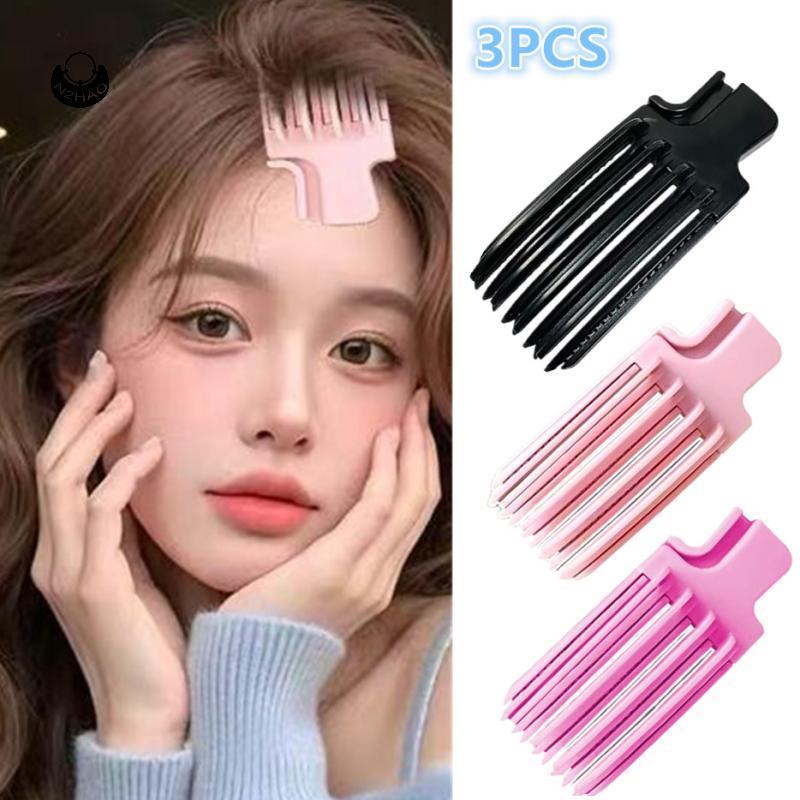 N2HAO 3 ชิ้น Fluffy Hairpin Curling คลิปสําหรับ Volumizing Bangs & Roots A
