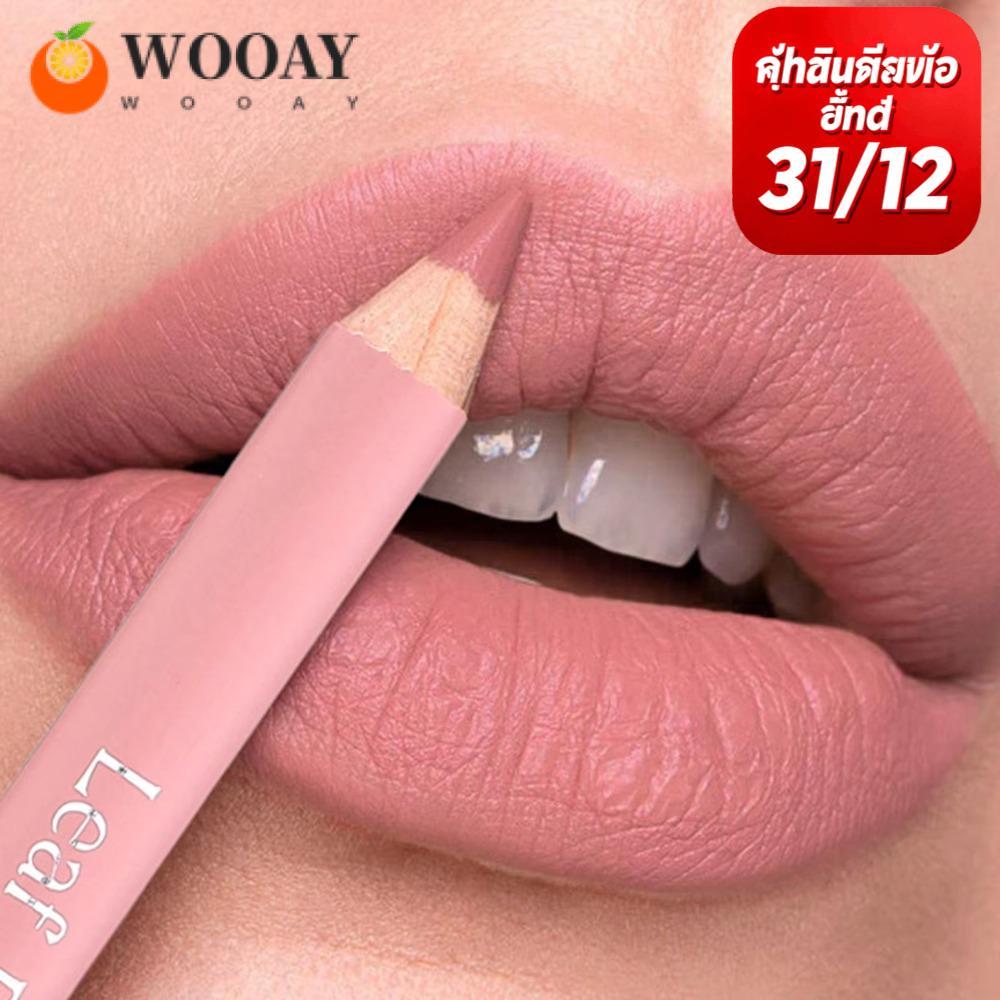 Wedgw ลิปสติกดินสอ,กันน้ํา Long Lasting Matte Lipliner Pencil, Plumping Moisturising Lipliner Pen