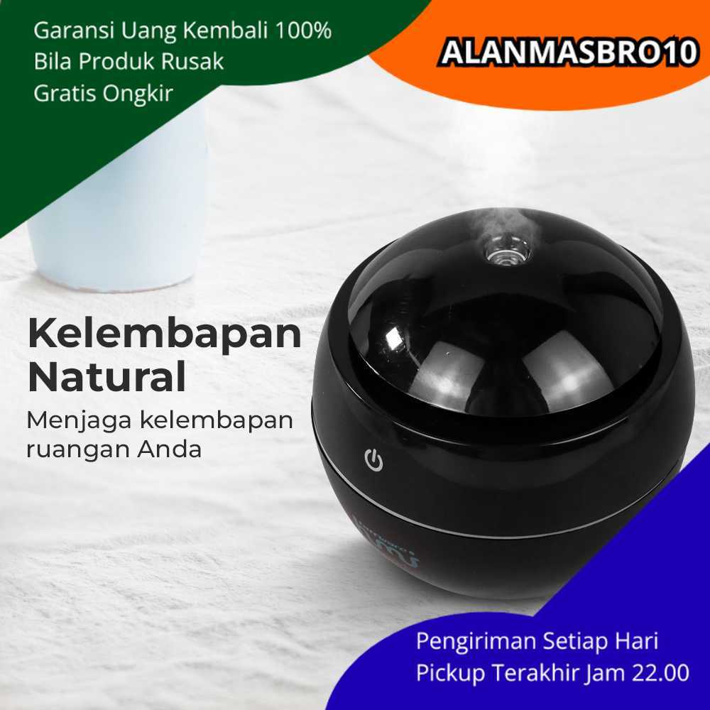 Mini Ultrasonic Aroma Diffuser Humidifier 130ml ความจุ Quiet เหมาะสําหรับห้องนอนและพื้นที่ทํางานรอบอ