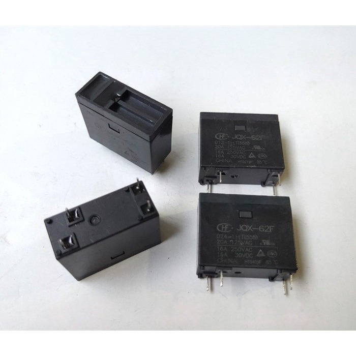 ((1 ชิ้น) ชิ้นส่วนอิเล็กทรอนิกส์ JQX-62F 005 012 024-1HT เครื่องกําเนิดไฟฟ้ามาโคร 16A 4 Pins โดยไม่ต