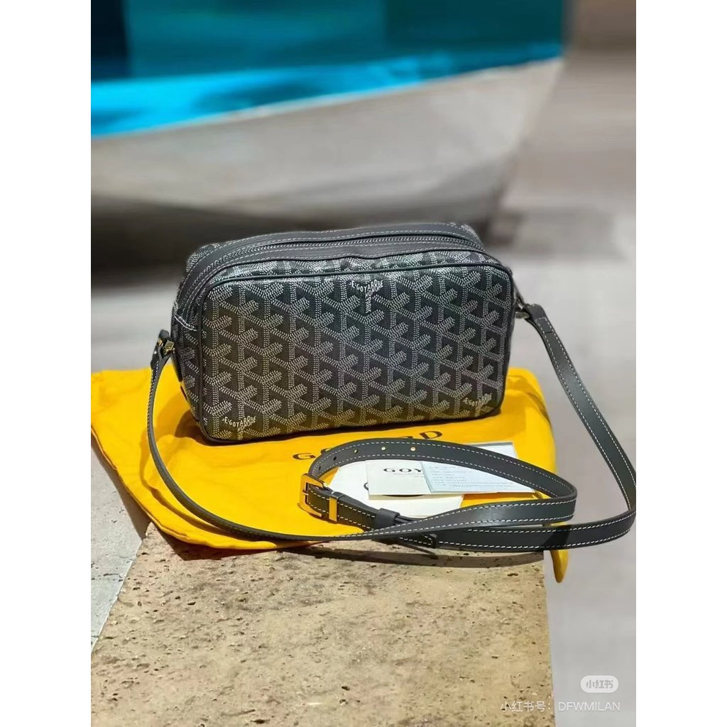 กระเป๋ากล้อง messenger สไตล์ GOYARD สำหรับทั้งผู้ชายและผู้หญิง