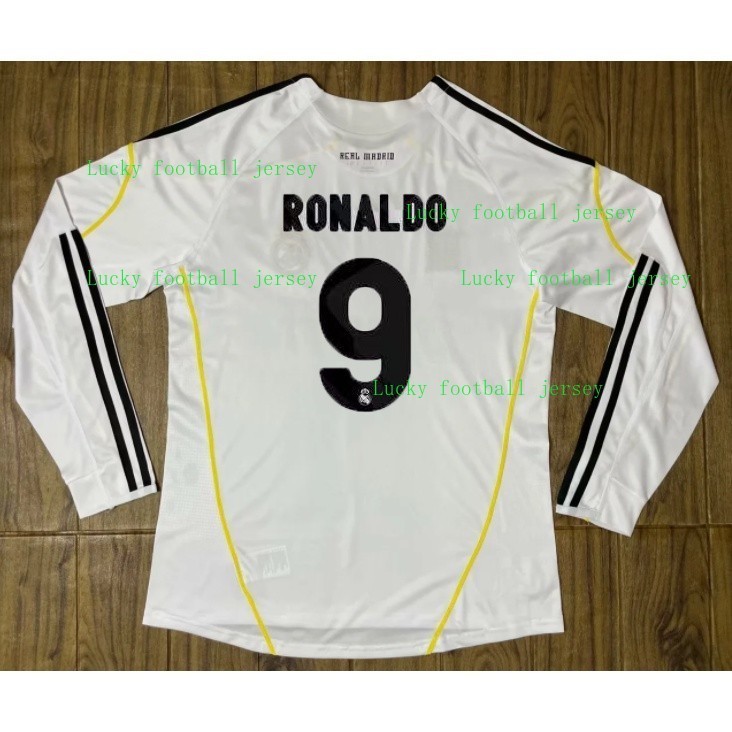 2009-2010 real madrid KAKA RONALDO เสื้อฟุตบอล long shirt