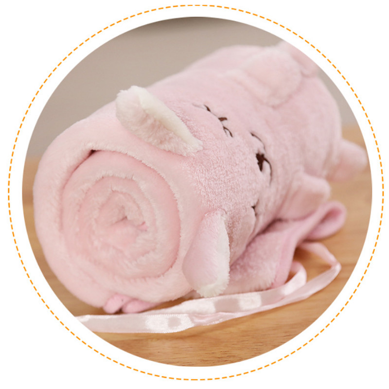 COD ผ้าห่มกลางวันสำหรับเด็กเล็ก 100x80CM พับเก็บง่าย พกพาสะดวก - รูปที่ 4