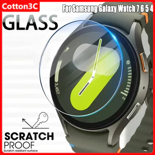 HD กระจกนิรภัยใสสําหรับ Samsung Galaxy Watch 9/8/7 6 5 4 40 มม.44 มม.ฝาครอบป้องกันหน้าจอ Anti-scratch ฟิล์มแก้ว