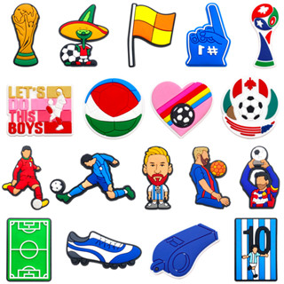 18 ชิ้น/เซ็ตรองเท้า Charm MEIDJ ตัวติดรองเท้า Pvc ตัวการ์ตูน…